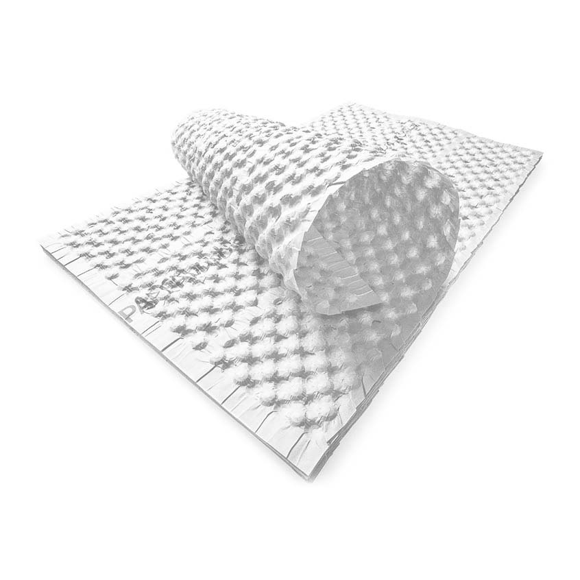 580 x 380mm White PAPERBubble Paper Bubble Wrap Sheets (Box of 300